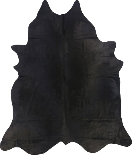 COWHIDE DYED BLACK 3-5M - 256cm  224cm