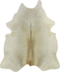 COWHIDE MEDIUM BEIGE GREY 2.5-3.4M - 245cm  203cm