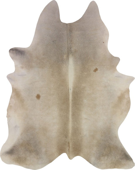 COWHIDE MEDIUM BEIGE GREY 2.5-3.4M (227cm × 181cm)