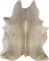 COWHIDE MEDIUM BEIGE GREY 2.5-3.4M - 227cm  181cm