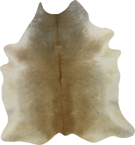 COWHIDE MEDIUM BEIGE GREY 2.5-3.4M - 214cm  203cm