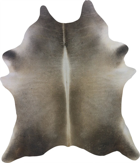 COWHIDE LARGE BEIGE GREY 3.5-3.9M - 226cm  202cm
