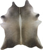 COWHIDE LARGE BEIGE GREY 3.5-3.9M - 226cm  202cm
