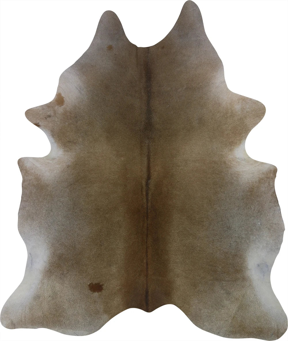 COWHIDE LARGE BEIGE GREY 3.5-3.9M - 240cm  205cm