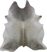 COWHIDE LARGE BEIGE GREY 3.5-3.9M - 238cm  221cm