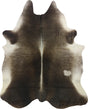 COWHIDE  XL BEIGE GREY 4-4.5 M - 251cm  214cm