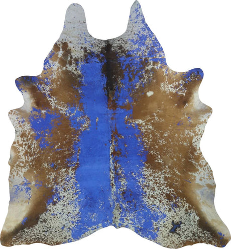 COWHIDE ASSORTED ACID WASH 3-5M - 242cm  210cm