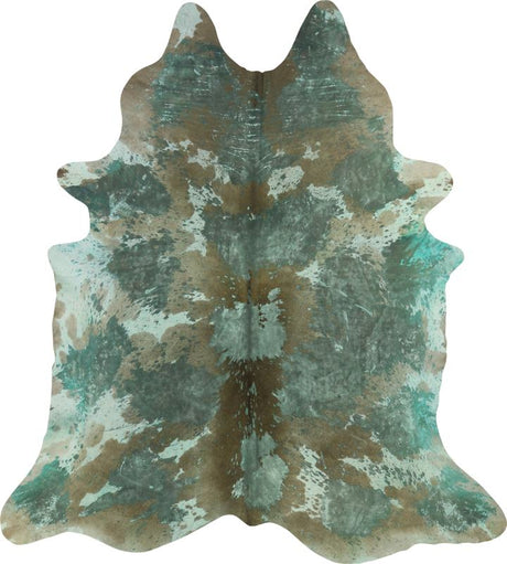 COWHIDE ASSORTED ACID WASH 3-5M (249cm × 222cm)