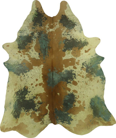 COWHIDE ASSORTED ACID WASH 3-5M (258cm × 218cm)