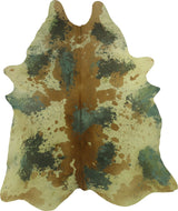 COWHIDE ASSORTED ACID WASH 3-5M - 258cm  218cm