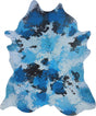 COWHIDE ASSORTED ACID WASH 3-5M - 240cm  204cm