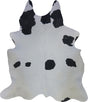 COWHIDE MEDIUM BLACK & WHITE 2.5-3.4M (215cm × 185cm)