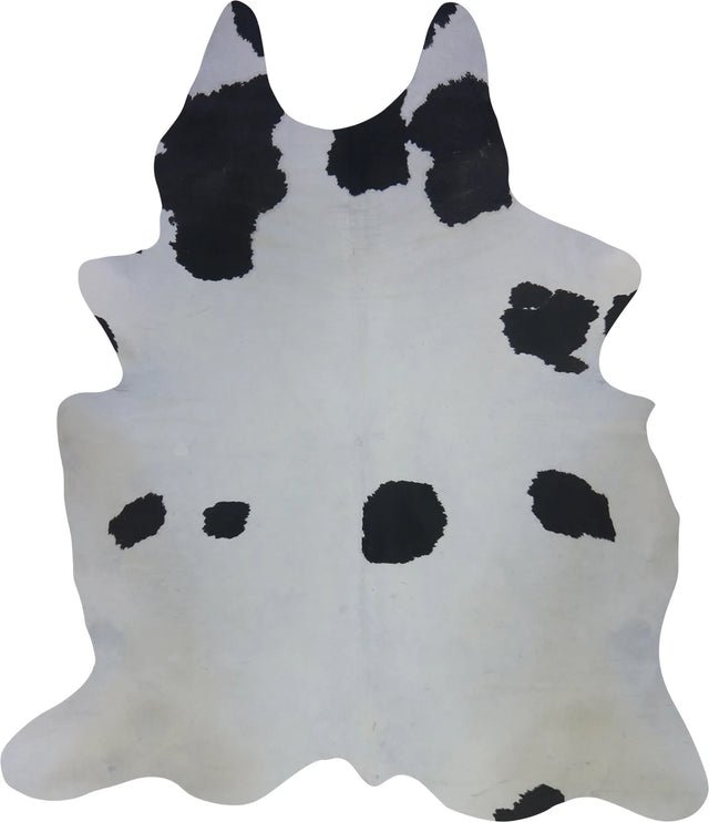 COWHIDE MEDIUM BLACK & WHITE 2.5-3.4M - 215cm  185cm