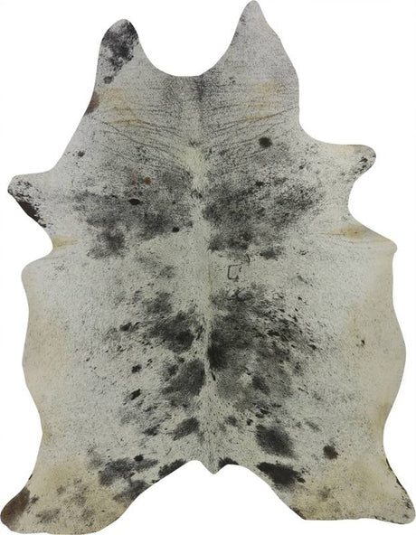 COWHIDE MEDIUM BLACK & WHITE 2.5-3.4M (217cm × 171cm)