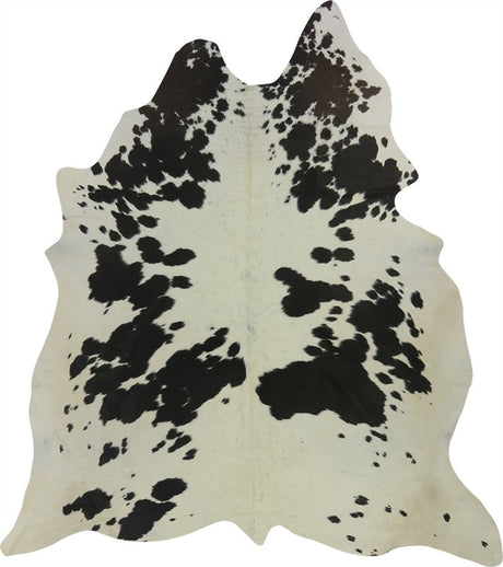 COWHIDE MEDIUM BLACK & WHITE 2.5-3.4M (206cm × 187cm)