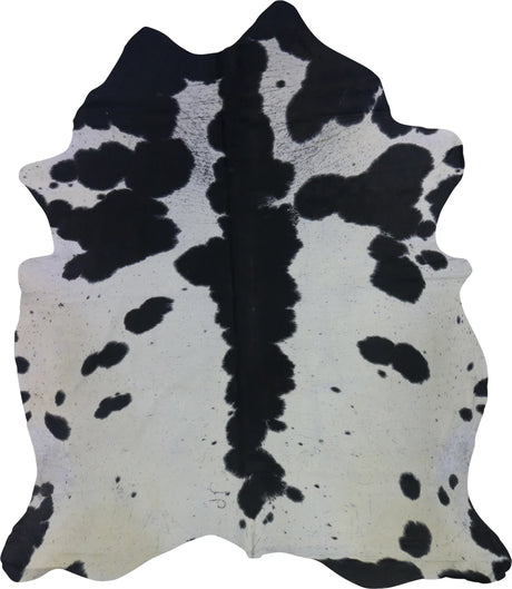 COWHIDE LARGE BLACK & WHITE 3.5-3.9M - 234cm  204cm
