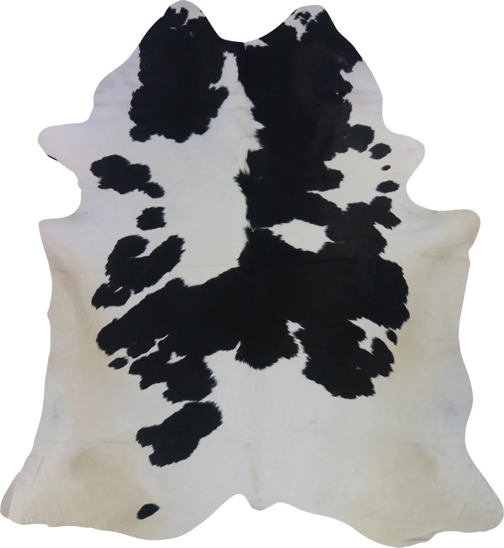 COWHIDE LARGE BLACK & WHITE 3.5-3.9M - 225cm  210cm