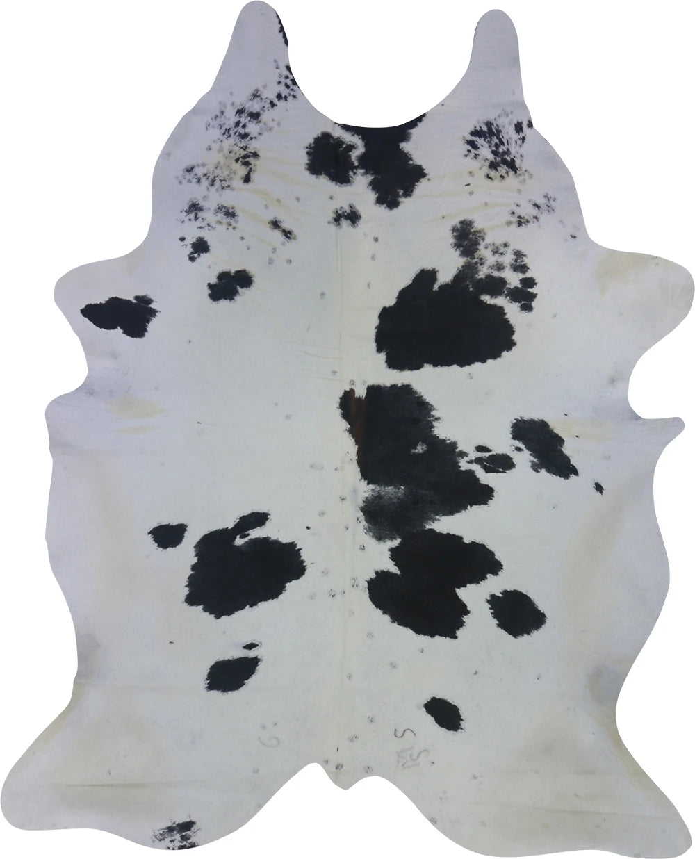 COWHIDE LARGE BLACK & WHITE 3.5-3.9M - 237cm  195cm