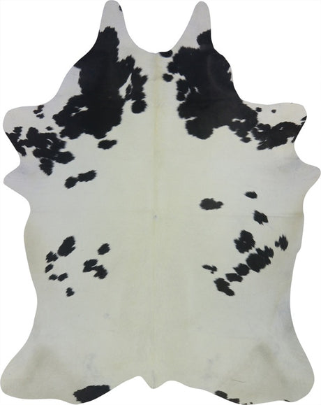 COWHIDE LARGE BLACK & WHITE 3.5-3.9M (238cm × 185cm)