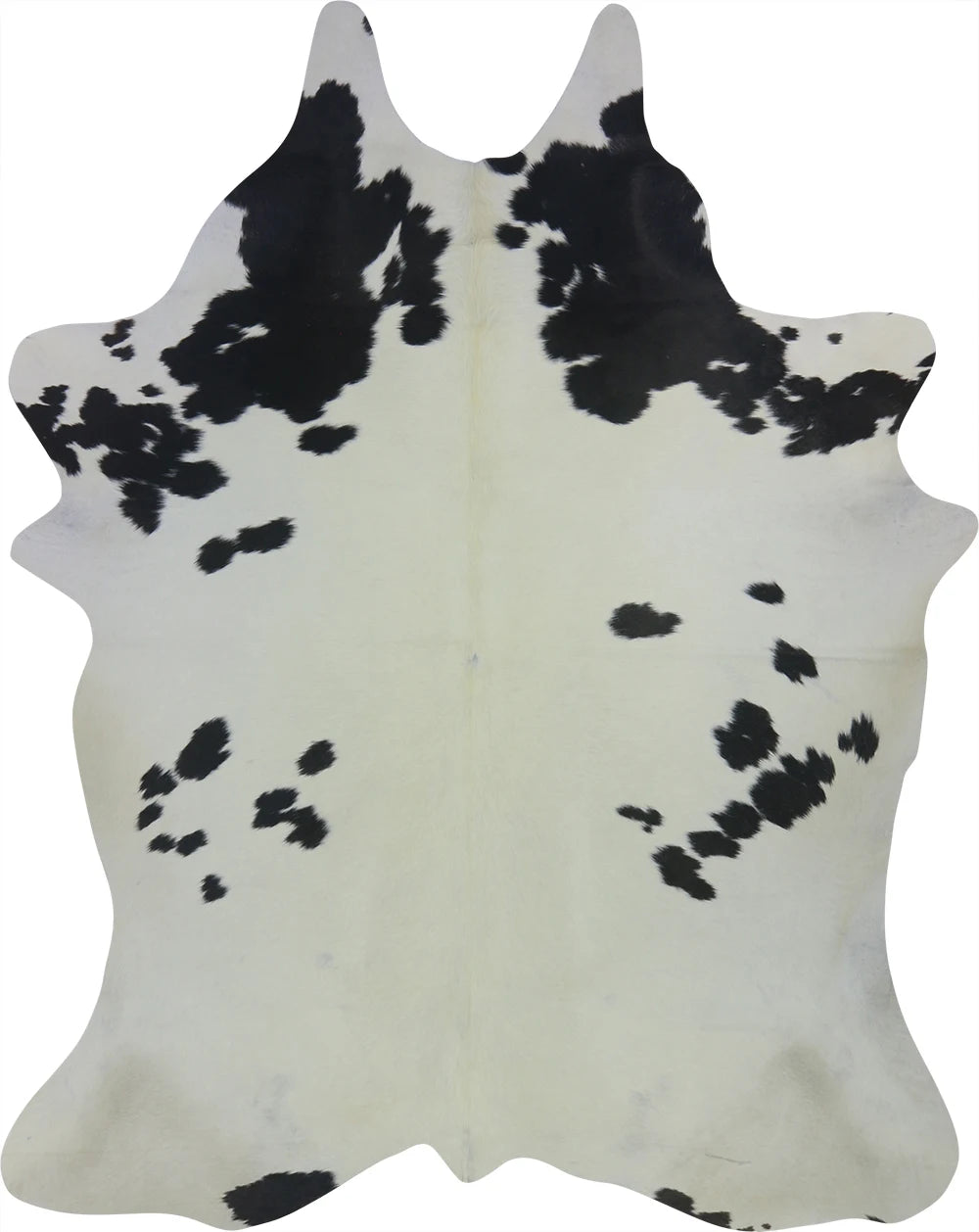 COWHIDE LARGE BLACK & WHITE 3.5-3.9M - 238cm  185cm
