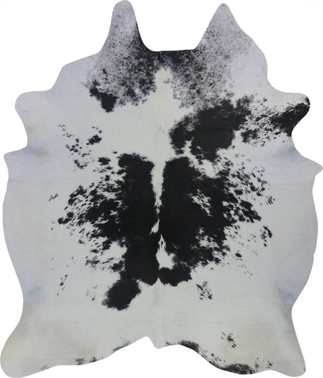 COWHIDE LARGE BLACK & WHITE 3.5-3.9M (236cm × 194cm)