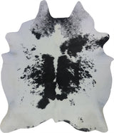 COWHIDE LARGE BLACK & WHITE 3.5-3.9M - 236cm  194cm