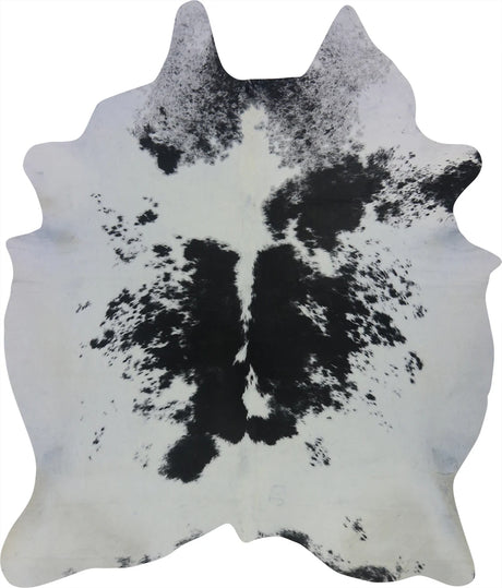 COWHIDE LARGE BLACK & WHITE 3.5-3.9M - 236cm  194cm