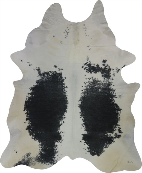 COWHIDE LARGE BLACK & WHITE 3.5-3.9M - 253cm  204cm