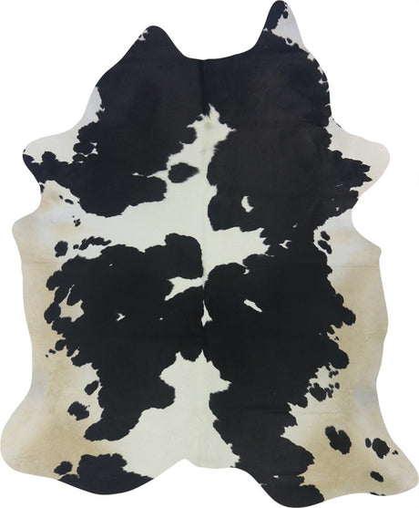 COWHIDE LARGE BLACK & WHITE 3.5-3.9M (238cm × 196cm)