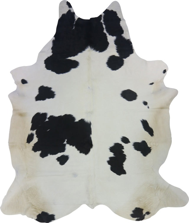 COWHIDE XL BLACK & WHITE 4-4.4M (257cm × 220cm)