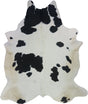 COWHIDE XL BLACK & WHITE 4-4.4M - 257cm  220cm