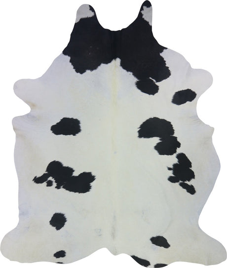COWHIDE XL BLACK & WHITE 4-4.4M (265cm × 226cm)
