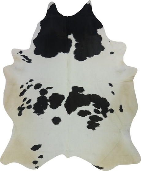 COWHIDE XL BLACK & WHITE 4-4.4M (257cm × 213cm)