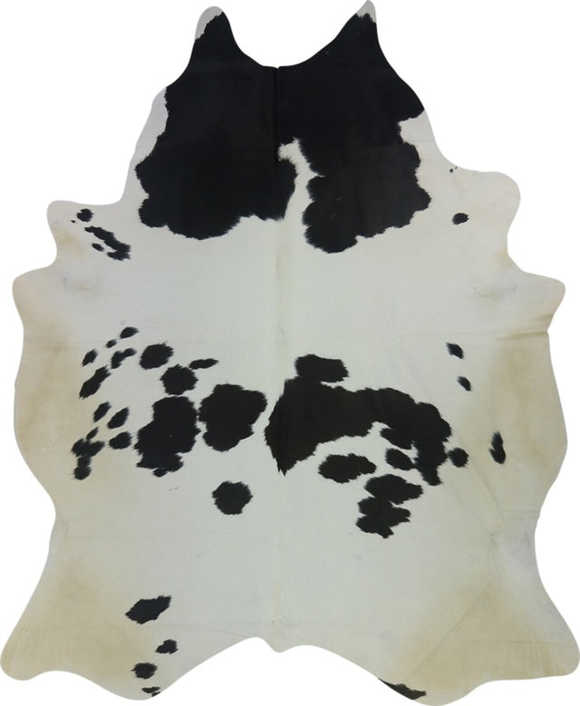 COWHIDE XL BLACK & WHITE 4-4.4M (257cm × 213cm)