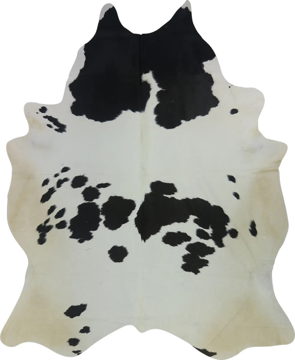 COWHIDE XL BLACK & WHITE 4-4.4M - 257cm  213cm