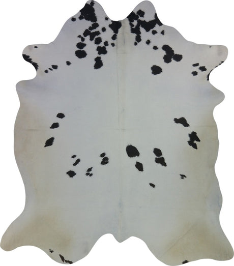 COWHIDE XL BLACK & WHITE 4-4.4M (249cm × 222cm)