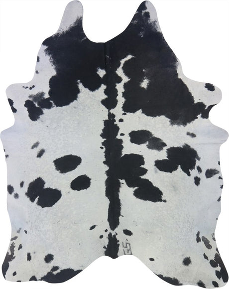 COWHIDE XL BLACK & WHITE 4-4.4M (247cm × 196cm)