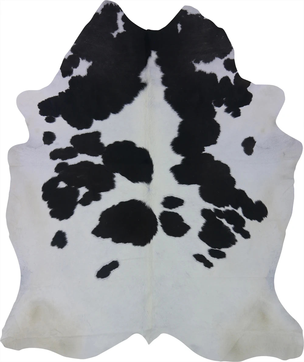 COWHIDE XXL BLACK & WHITE 4.5-4.9M - 252cm  214cm