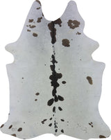 COWHIDE MEDIUM BROWN & WHITE 2.5-3.4M - 220cm  174cm