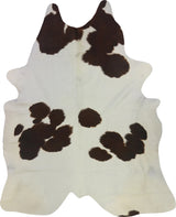 COWHIDE MEDIUM BROWN & WHITE 2.5-3.4M - 235cm  191cm