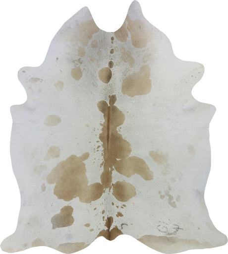 COWHIDE MEDIUM BROWN & WHITE 2.5-3.4M - 215cm  192cm