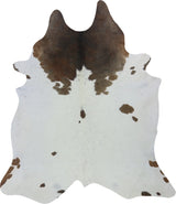 COWHIDE MEDIUM BROWN & WHITE 2.5-3.4M - 235cm  205cm