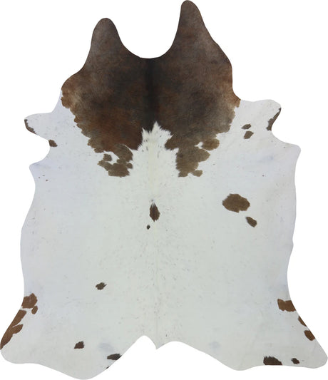 COWHIDE MEDIUM BROWN & WHITE 2.5-3.4M - 235cm  205cm