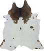 COWHIDE MEDIUM BROWN & WHITE 2.5-3.4M - 235cm  205cm
