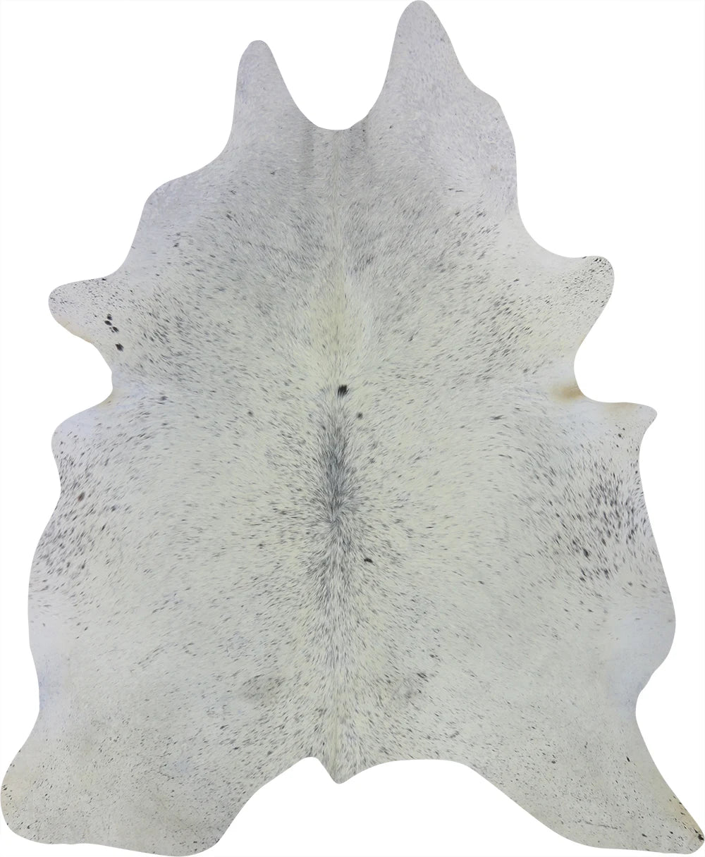COWHIDE LARGE BLACK & WHITE SPECKLED 3.5-3.9M - 256cm  210cm