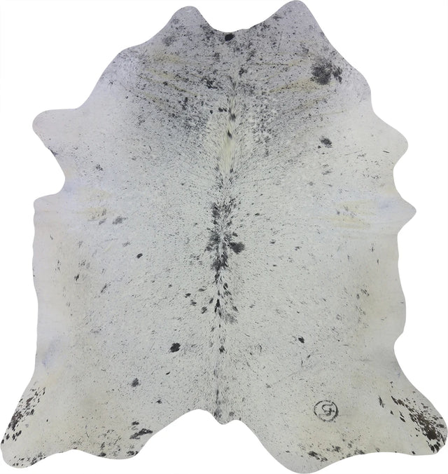 COWHIDE LARGE BLACK & WHITE SPECKLED 3.5-3.9M - 228cm  215cm