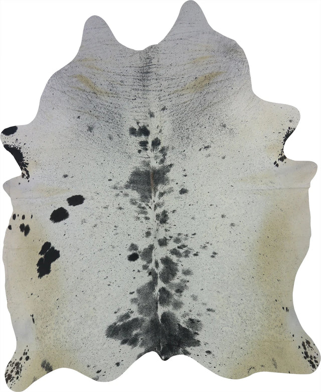COWHIDE XL BLK & WHT SPECKLED 4-4.4M - 250cm  210cm