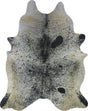 COWHIDE XL BLK & WHT SPECKLED 4-4.4M - 257cm  213cm