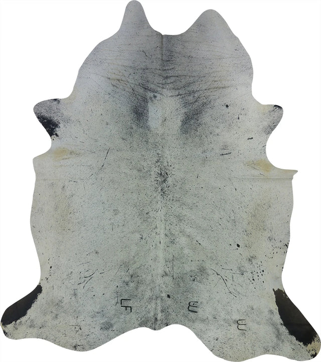 COWHIDE XL BLK & WHT SPECKLED 4-4.4M - 247cm  228cm