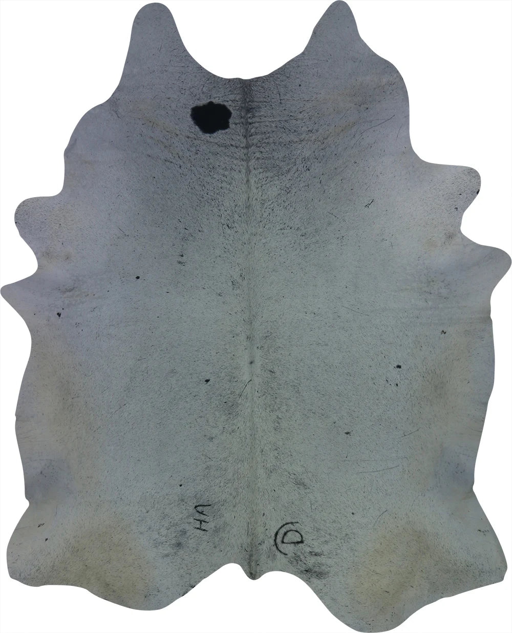 COWHIDE XL BLK & WHT SPECKLED 4-4.4M - 251cm  200cm